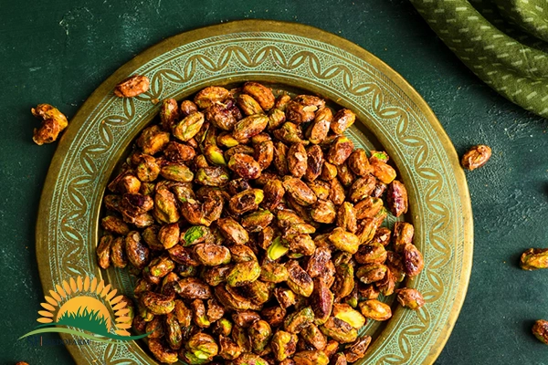 pistachio roasting